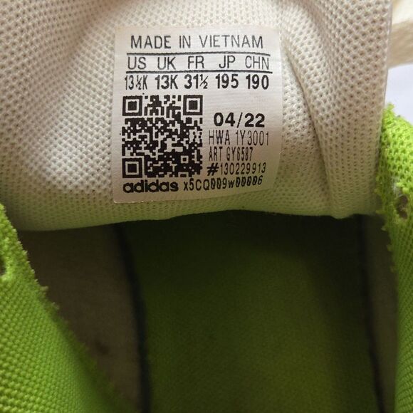 Adidas x Disney Muppets Kermit the Frog Advantage Sneakers Size 13.5 GY6587 - Picture 8 of 12